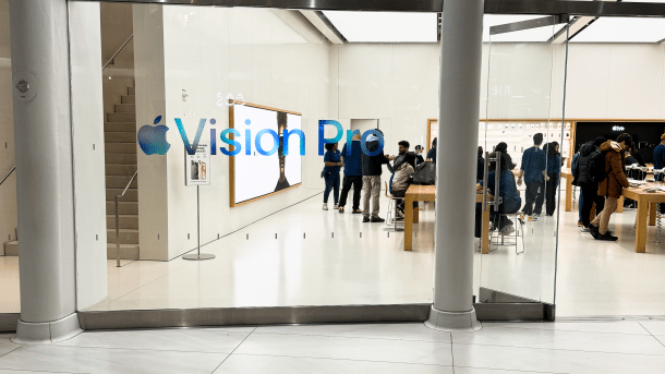 Vision-Pro-Verkauf in New York, hier im Apple Store World Trade Center