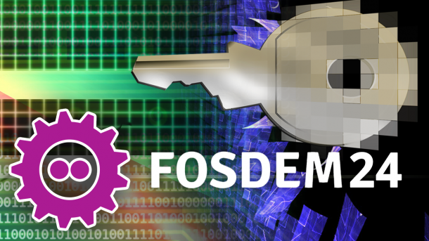 Aufmacherbild FOSDEM-Logo mit Schlüssel