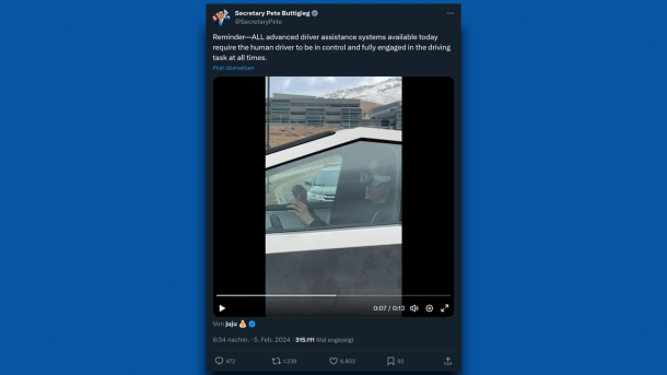 Tweet von Pete Buttigieg​