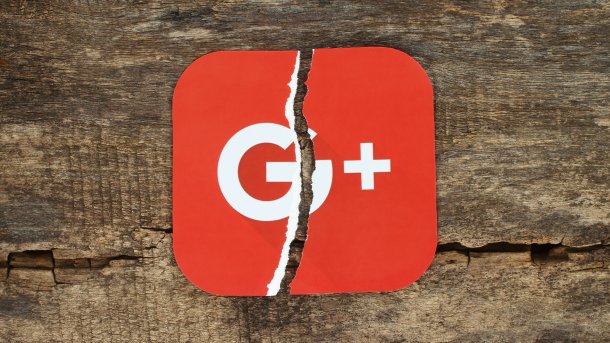 Zerbrochenes Logoe von Google+
