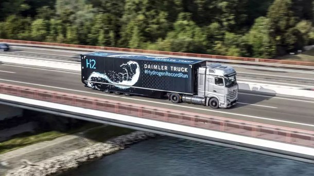 Daimler Truck H2-Fahrzeug