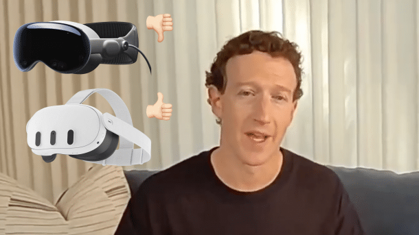 Zuckerberg im Video zu Quest 3 vs. Vision Pro