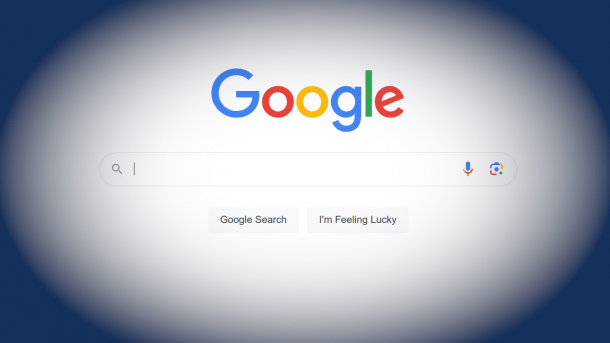 Die Eingabemaske der Google-Suchmaschine