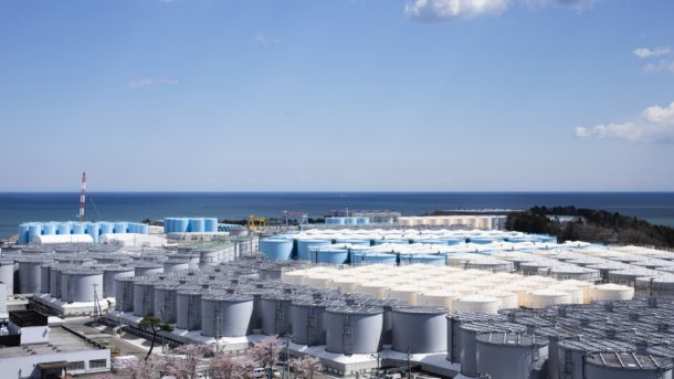 Wassertanks in Fukushima