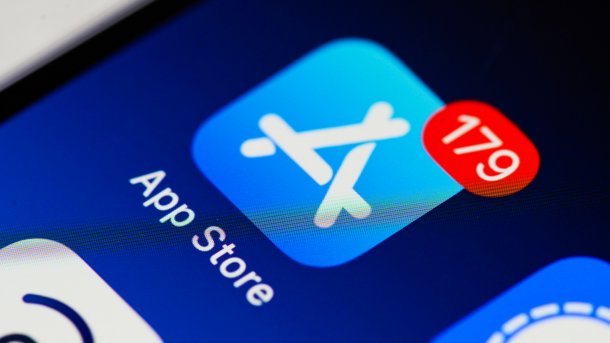 App Store zeigt Updates auf iPhone