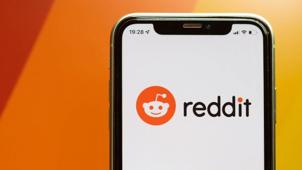 Reddit-Logo auf Smartphone