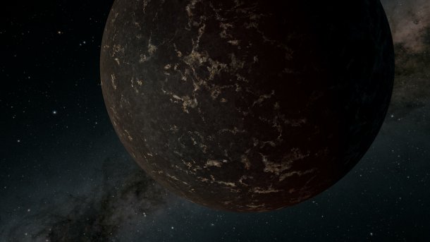 Dunkle Seite eines Exoplaneten