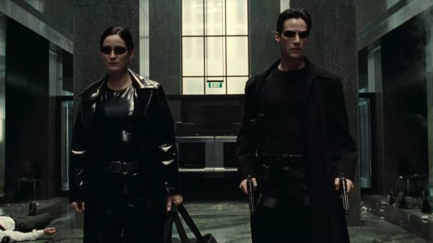 Szene aus dem Film "The Matrix"