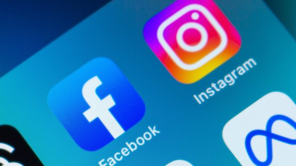Apps von Threads, Facebook, Instagram, WhatsApp, Messenger und Meta auf einem Smartphone