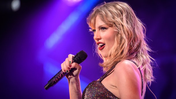 Taylor Swift auf einem Konzert