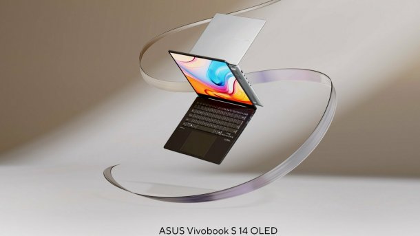 Asus-Notebook Vivobook S14 OLED (M5406) mit AMD Ryzen AI 9 HX 170