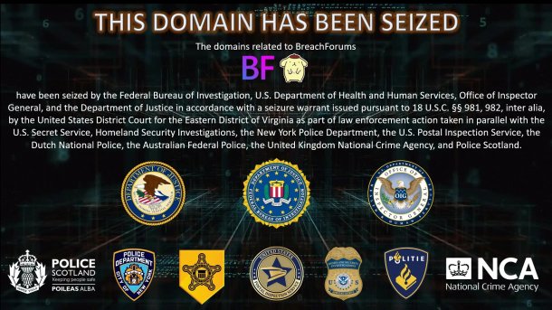 Meldung nach BreachForums-Aufruf: Domain beschlagnahmt