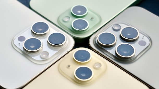 Die Kamerasysteme auf der Rückseite aktueller iPhones