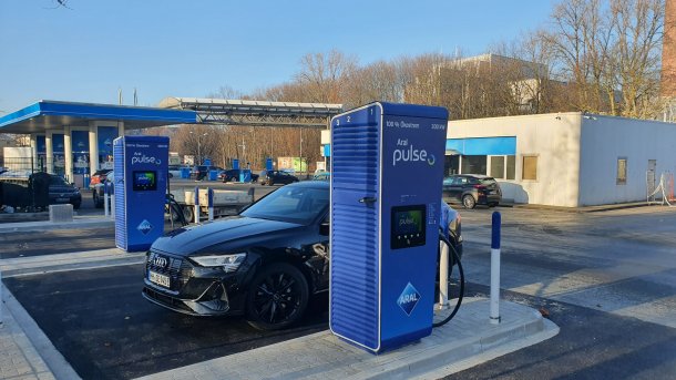 Schnellladestation von Aral in Gelsenkirchen.​