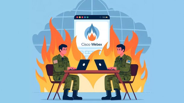 Zwei Soldaten sitzen an Laptops