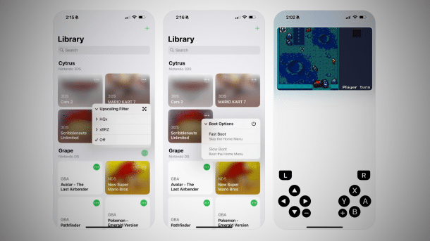 Three smartphone screens show the Folium application