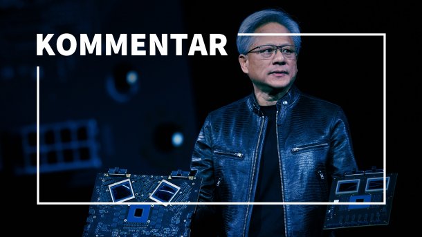 Nvidia Chef Jensen Huang während seiner Computex Keynote