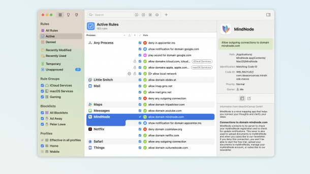 Little Snitch in Version 6