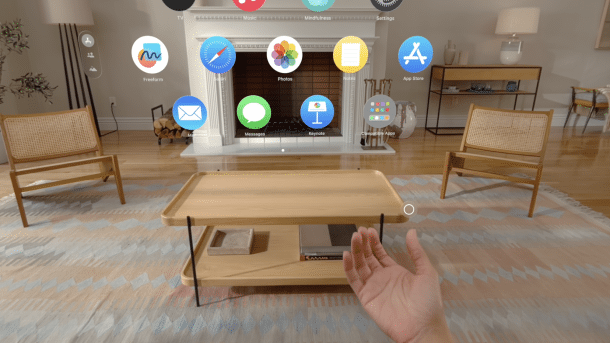 New Home gesture under visionOS 2