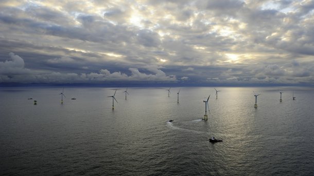 Windtestfeld in der Nordsee