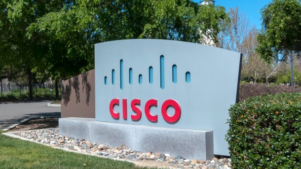 Cisco Logo draußen
