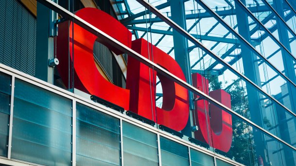CDU-Schriftzug am Konrad-Adenauer-Haus