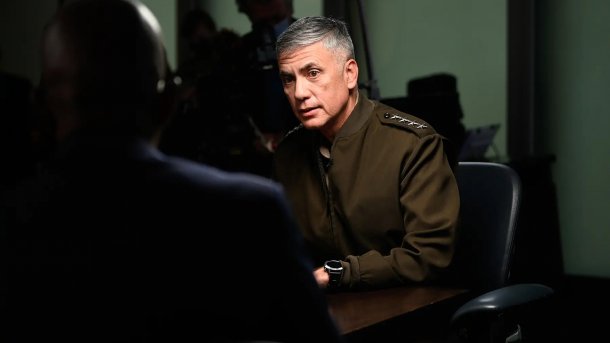 Paul Nakasone als NSA-Chef in einem Interview