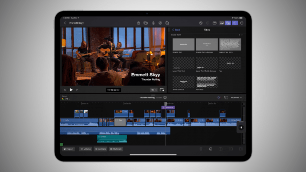 Final Cut Pro 2 auf dem iPad