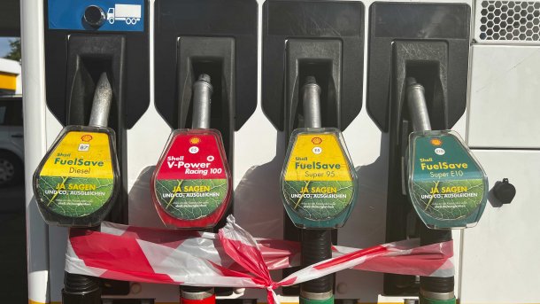 Zapfsäule einer Tankstelle