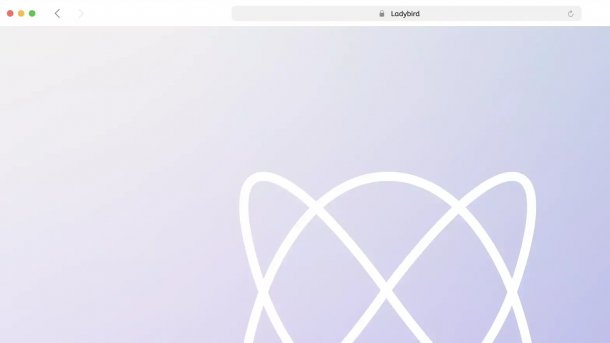 Ladybird-Logo in Browser