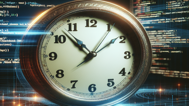 Laptop mit Chatbot und Sprechblasen