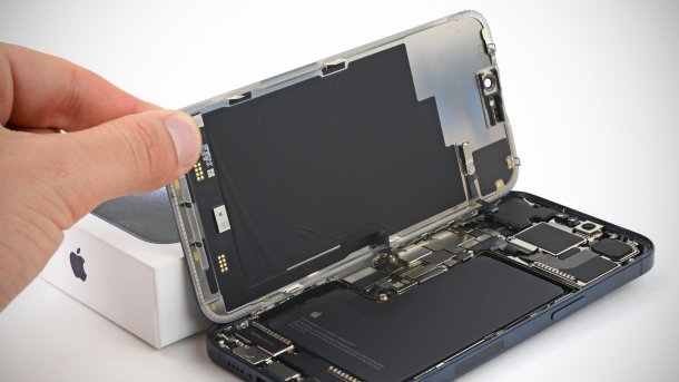iPhone-Akku, hier im iPhone 15 Pro