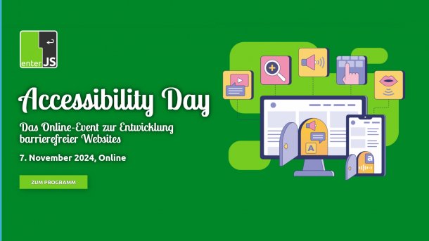 enterJS Accessibility Day, Online-Konferenz, 7. November 2024