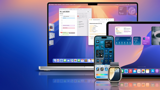 iOS und iPadOS 18, macOS 15 und watchOS 11