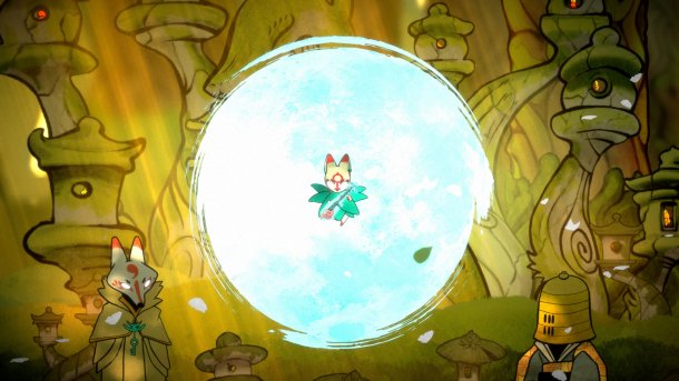 Screenshot aus "Bo: Path of the Teal Lotus"