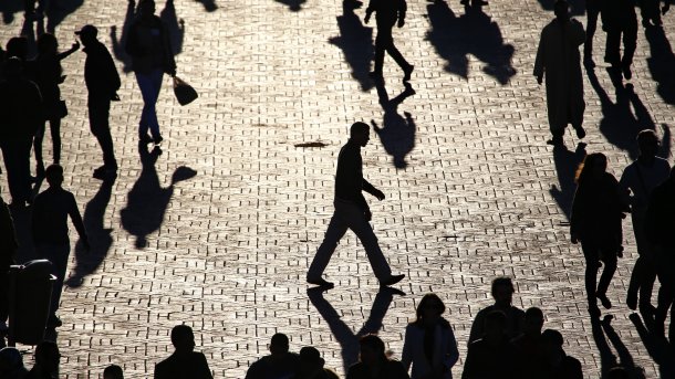 Konturen von Menschen