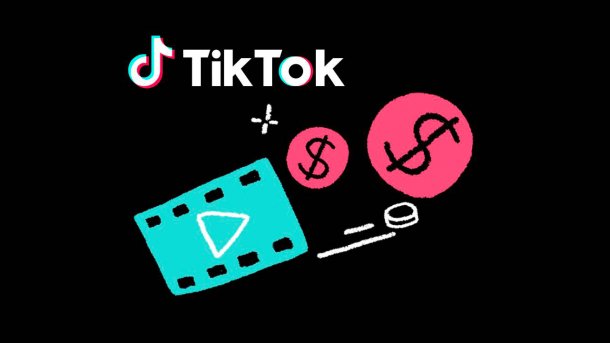 TikTok lettering and money symbols
