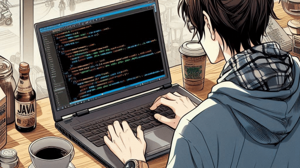 Developers at the laptop