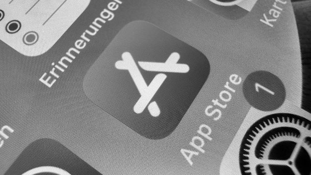 The App Store on the iPhone