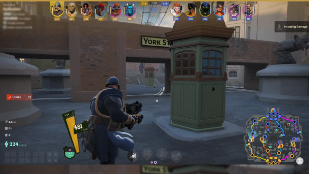 Scene from the Valve shooter "Deadlock"