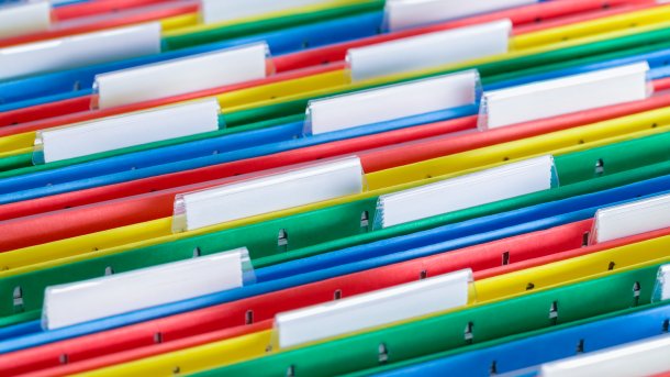 Colored,File,Folder,With,Tabs,Close,Up.