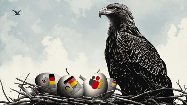 Adler mit Midjourney erstellt