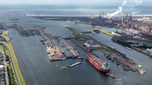 Der Schleusenkomplex IJmuiden