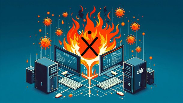 Burning computers with Citrix lettering