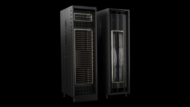 Nvidia Serverrack mit Blackwell Beschleunigern