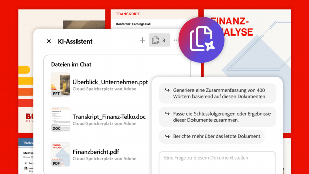 Screenshot shows Adobe Assistant