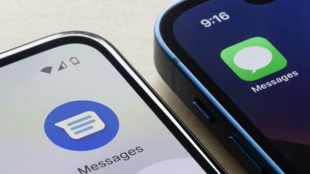 Google Message und Apple iMessage