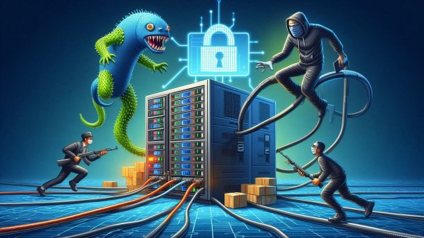 Servers that are connected to the network and under attack 