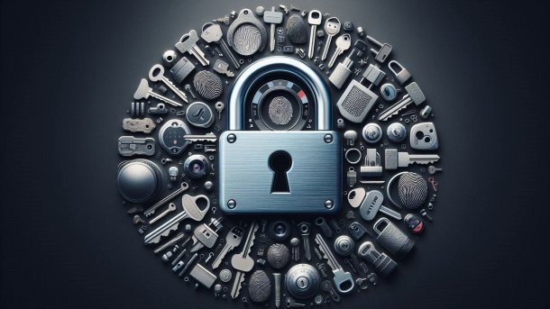 A lock with biometric keys