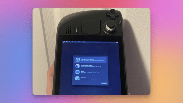 macOS auf dem Steam Deck
